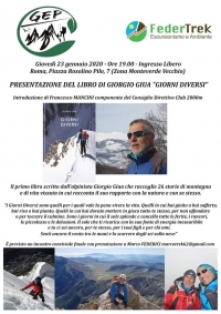 Terza Conferenza GEP Gruppo Escursionismo Provincia di Roma