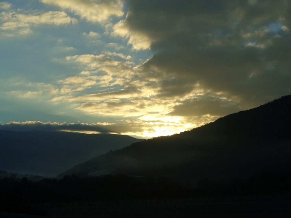 Il Sole che sorge verso Antrodoco