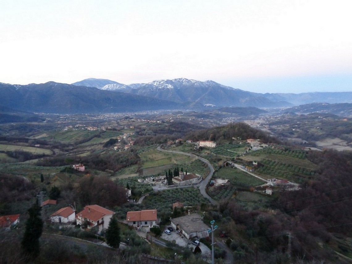 Dalla terrazza del Paese di Picinisco