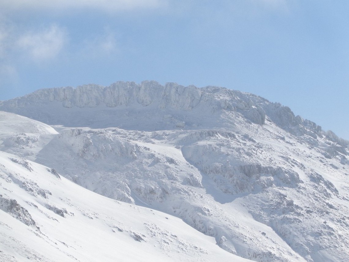 Ancora la fantastica cresta del Morrone delle Rose