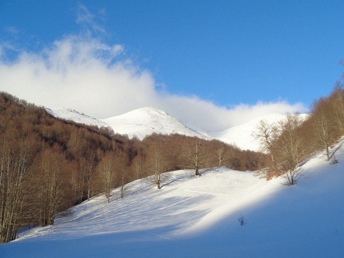 Tracce di sciatori