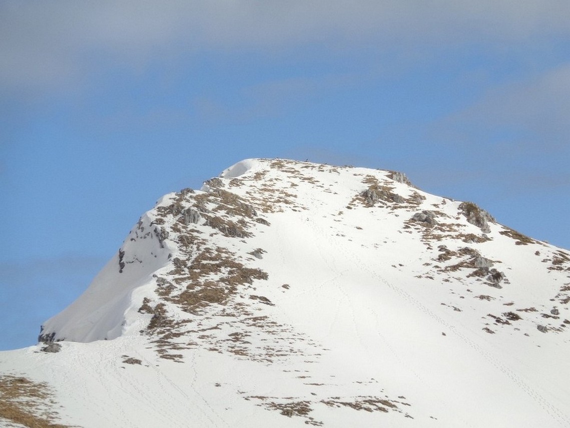 La cresta che va verso il Monte Elefante