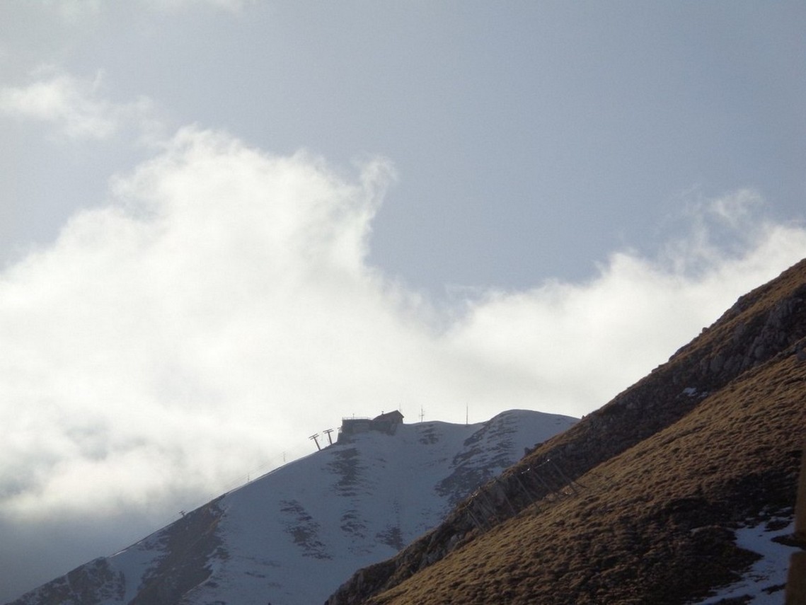 L'arrivo della vecchia funivia