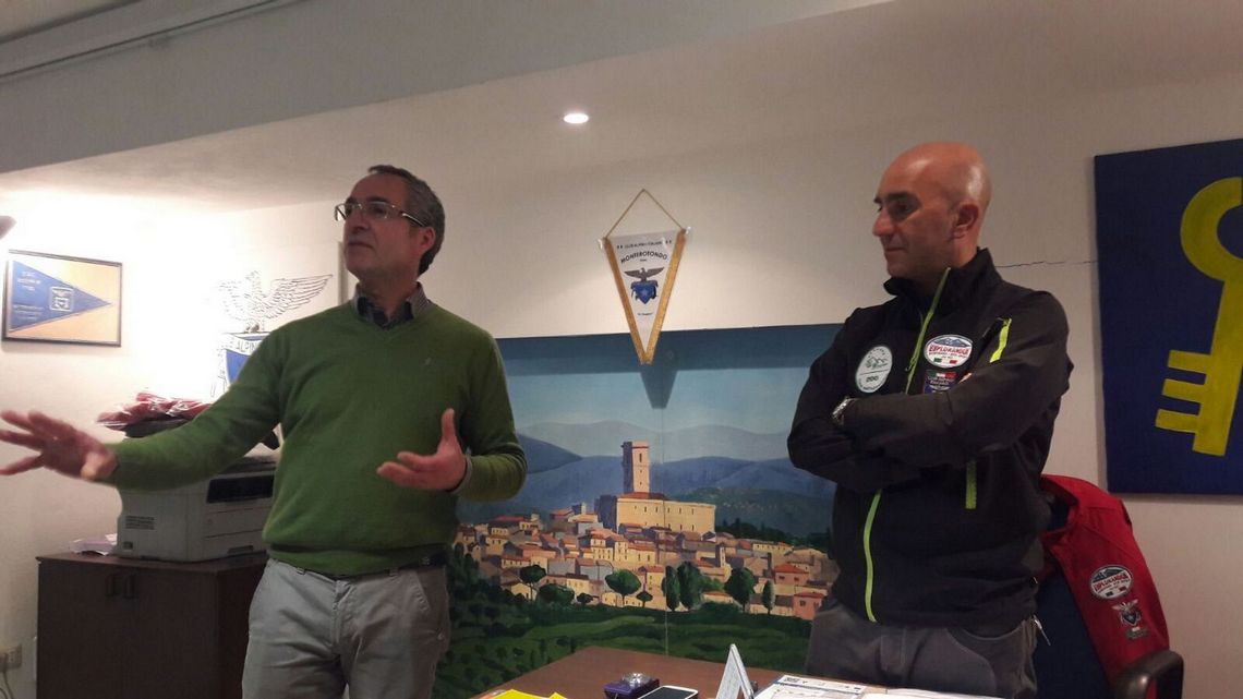 La presentazione del Presidente del CAI di Monterotondo