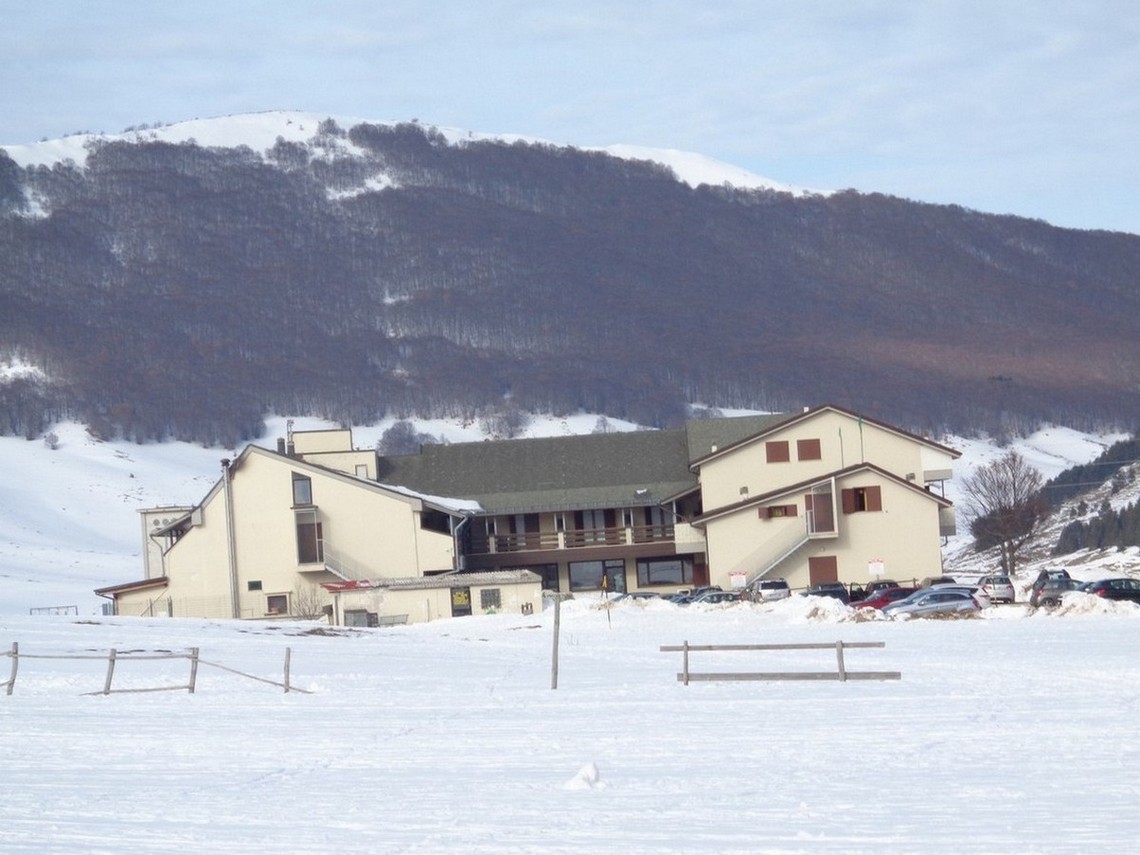 Il Rifugio Alantino a quota 1550m.