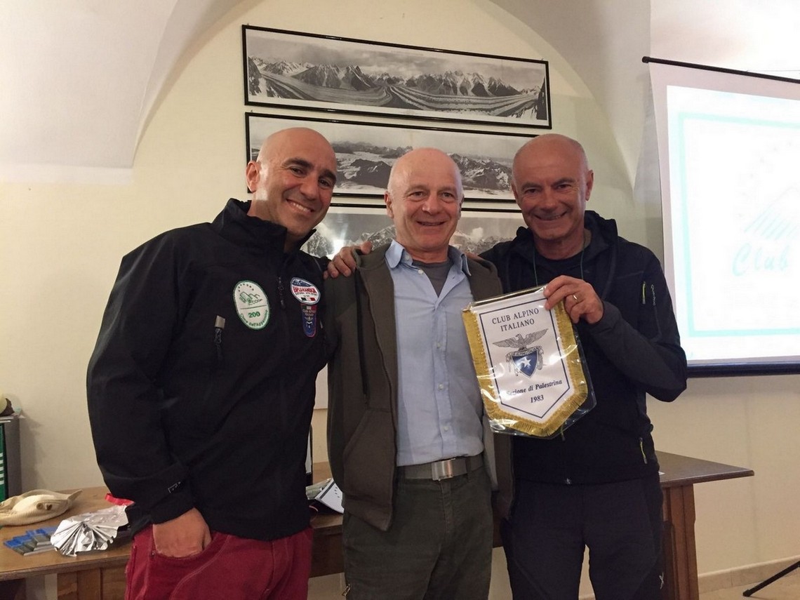 Al centro il Presidente Luciano GALLI