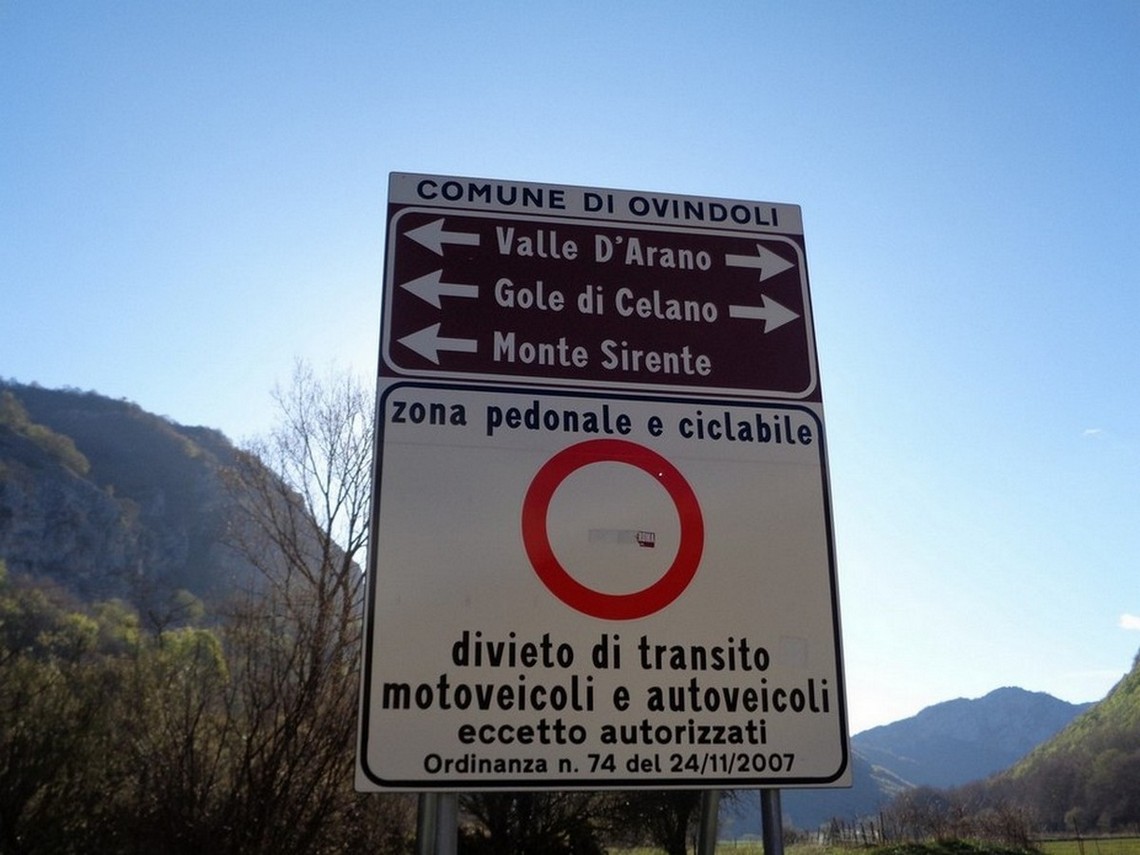 Inizio della Val D'Arano