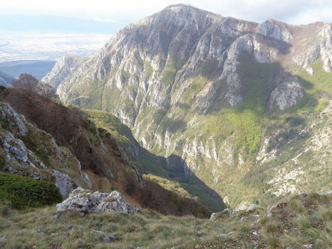 Le Gole di Celano da alto alto