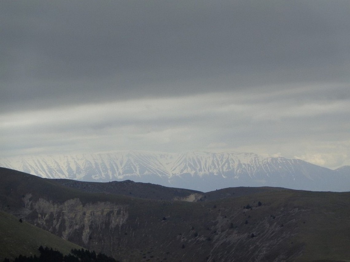 La Majella sullo sfondo