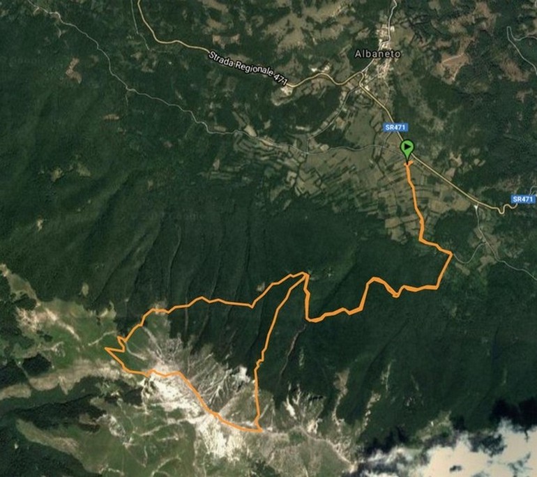 La mia traccia GPS