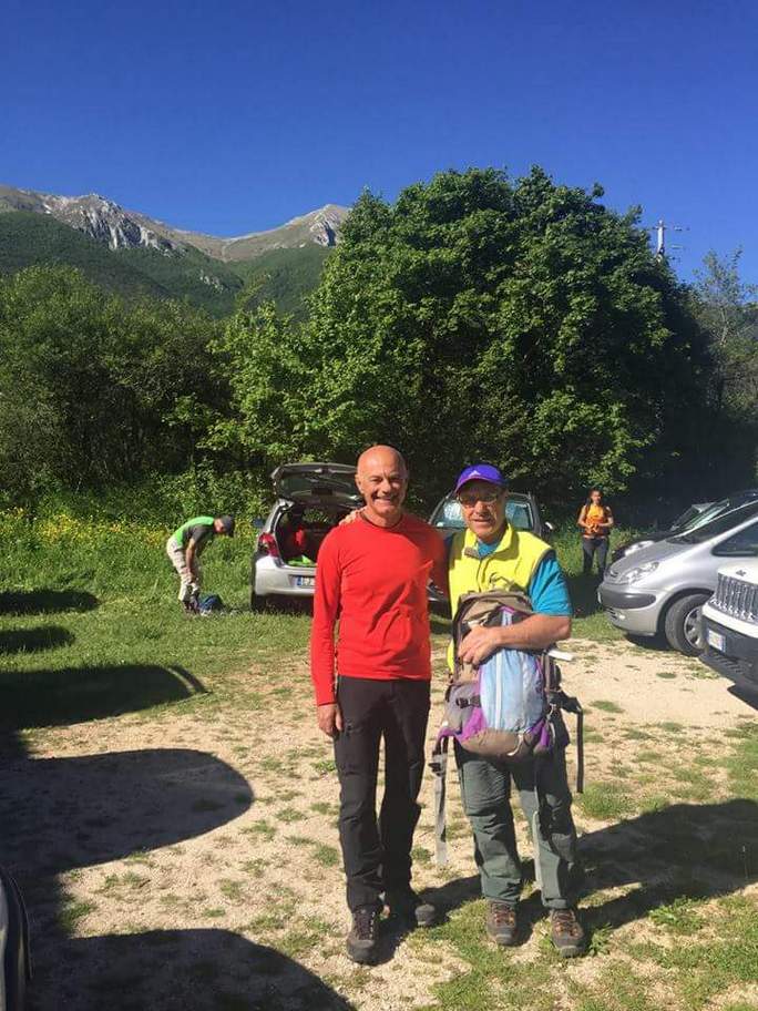 Giueppe Albrizio  e Claudio Carusi (Presidente e Segretario del Club 2000m)