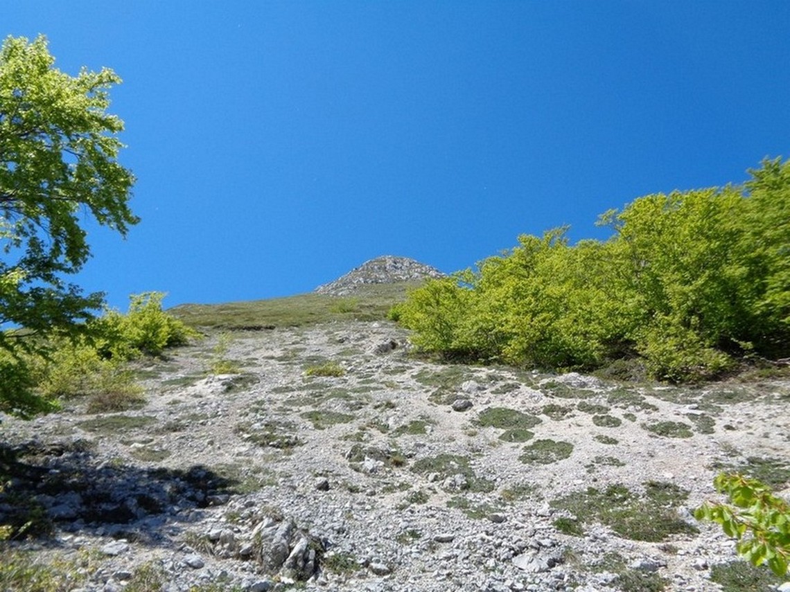 La Cima del cambio da sotto