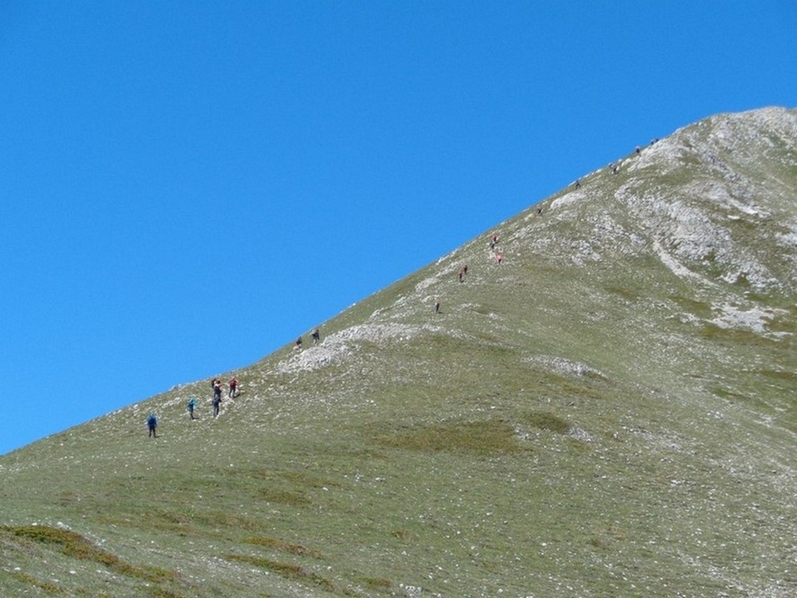 la Cresta percorsa