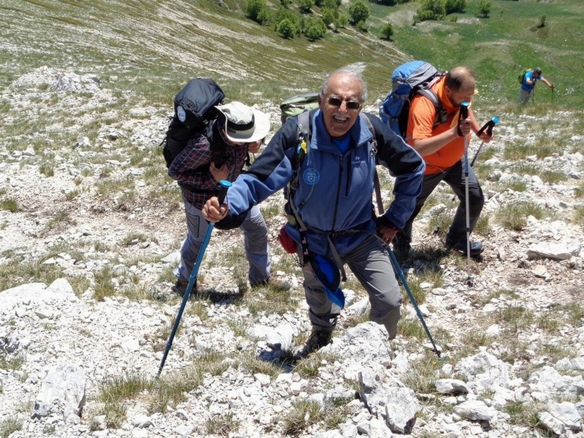 Claudio Cavalletti...un giovanotto che vuole raggiungere le 150 Cime !!!