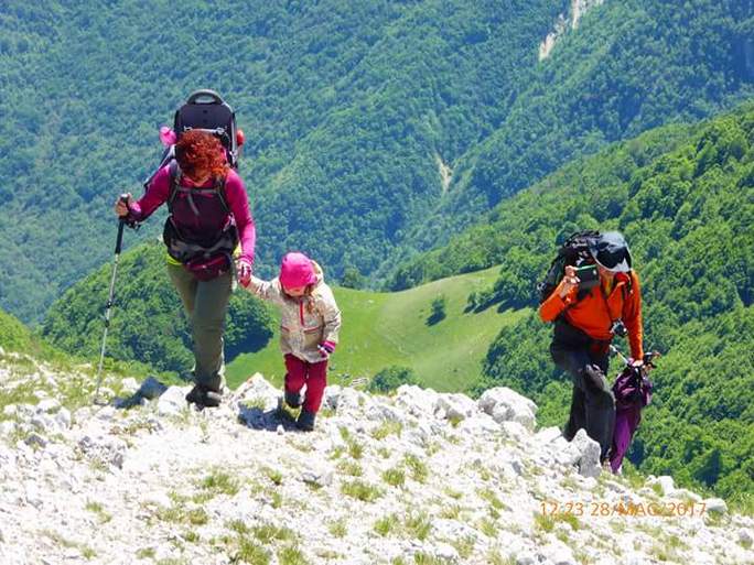 Raffaella Araco e Mirko Pastore: Eroici per la pazienza di riuscire a portare in Cima la incredibile Martina !!!