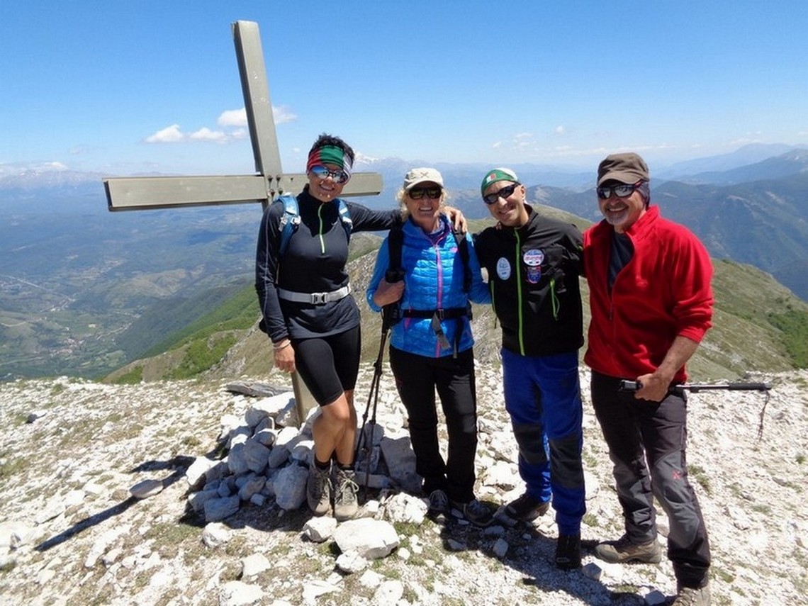 Joanna, Beatrice Gala del Direttivo del CAI di Palestrina e l'Alpinista Pietro Di Motta
