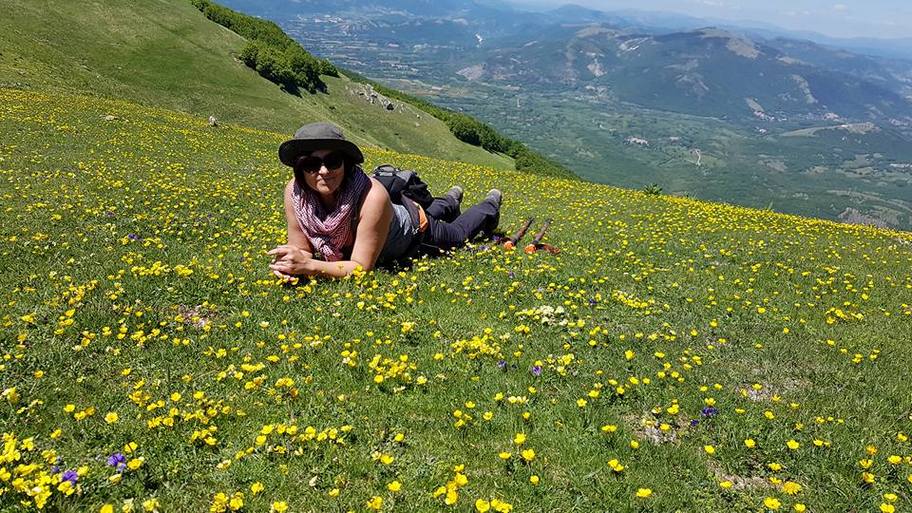 Dominique D'Intino una delle Appenniniste più affascinanti del Club 2000m