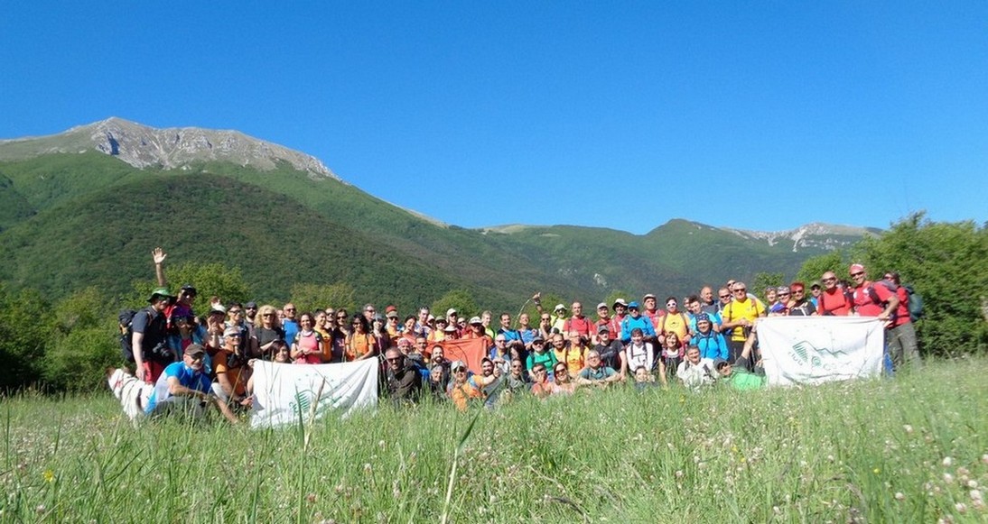 Una parte del Gruppo che è partito da Albaneto