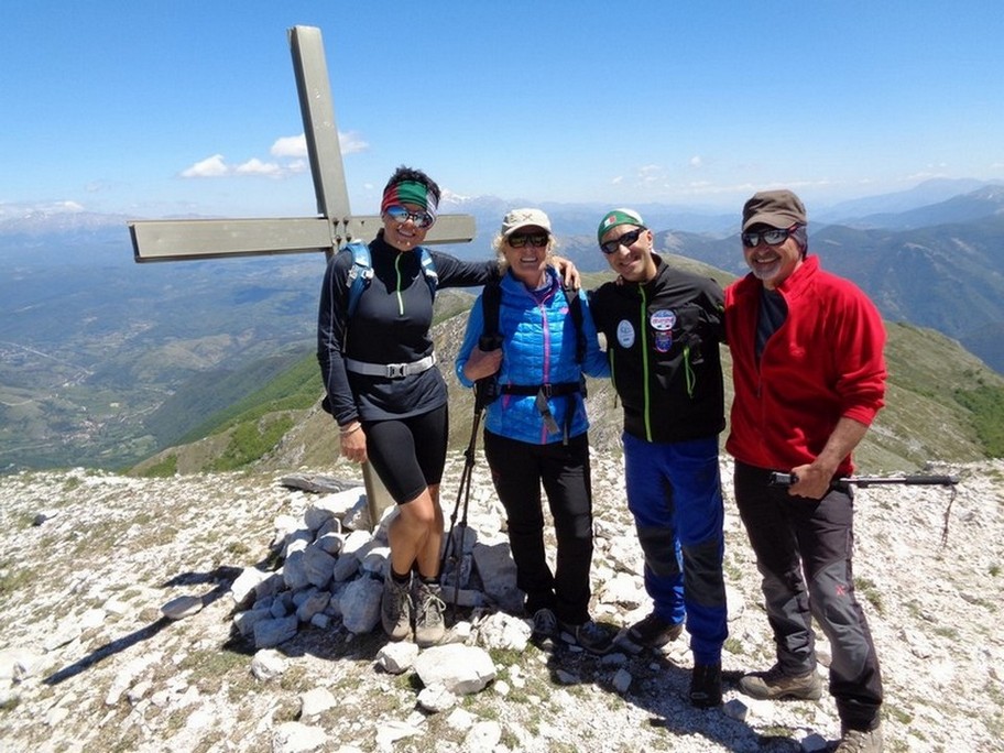 Joanna, Beatrice Gala del Direttivo del CAI di Palestrina e l'Alpinista Pietro Di Motta