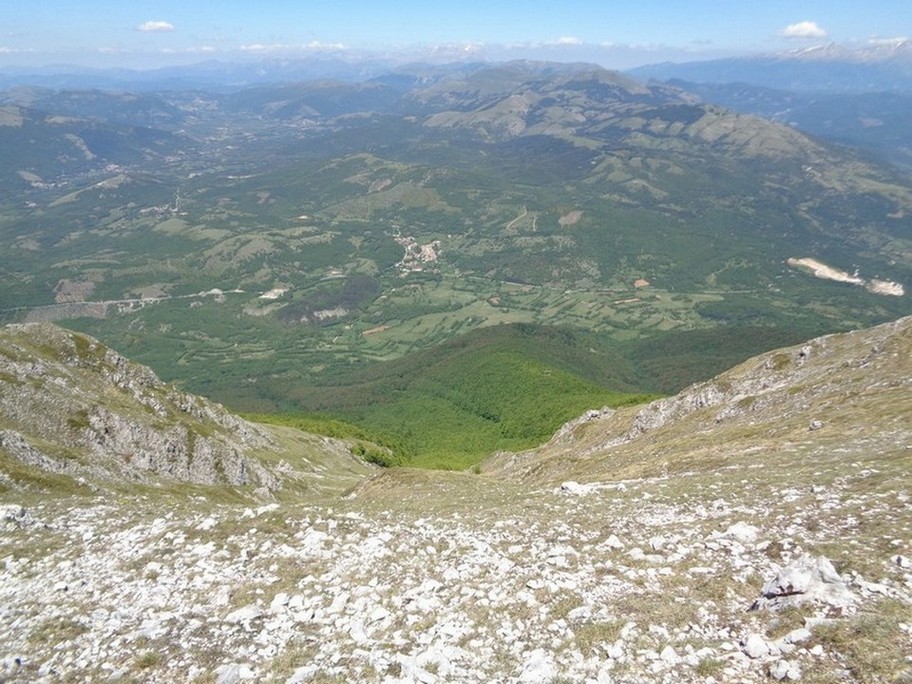 Bello ripido questo versante