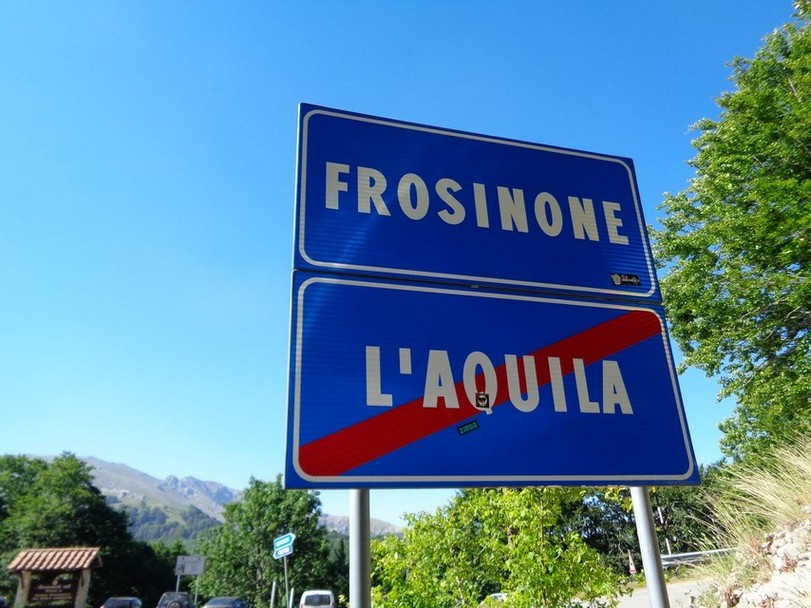 Siamo esattamente al confine