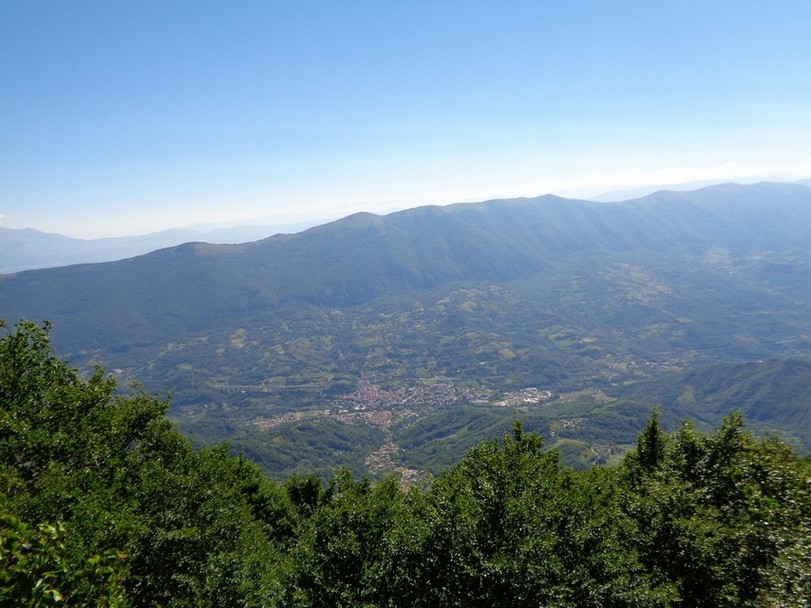 Il Paese di Meta dal Valico
