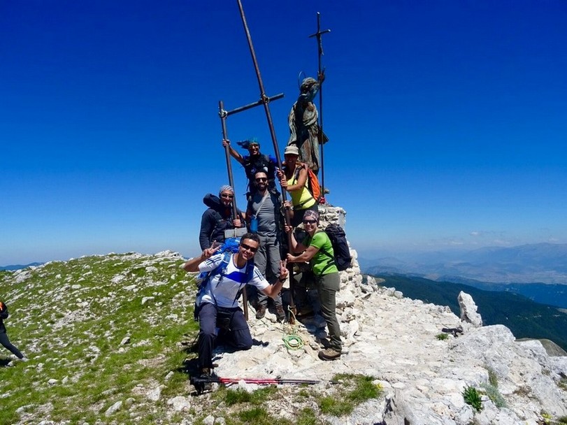 Tutti insieme verso la Cima dei Cantari
