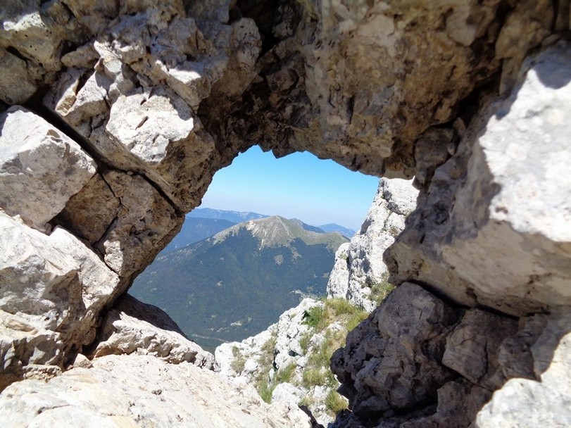 Il Monte Cotento dal buco