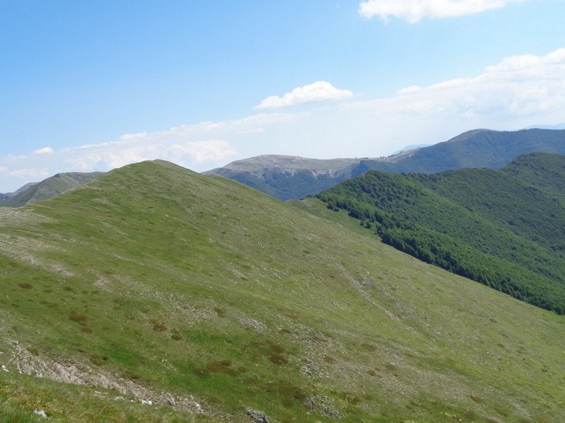 Tutta la cresta percorsa vista dal Crestone
