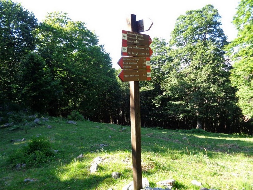 Siamo verso la fine del traverso sotto al bosco