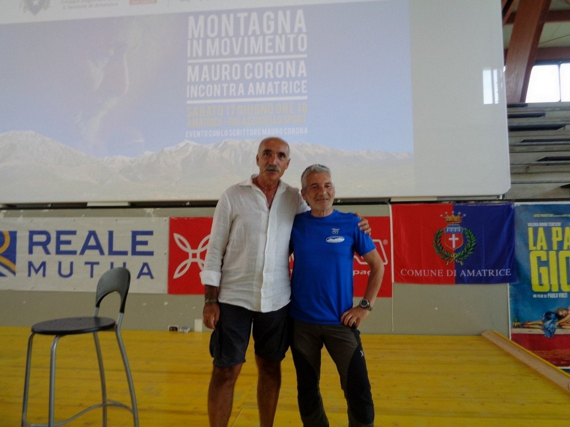 Fabio Desideri Presidente CAI Lazio con Franco