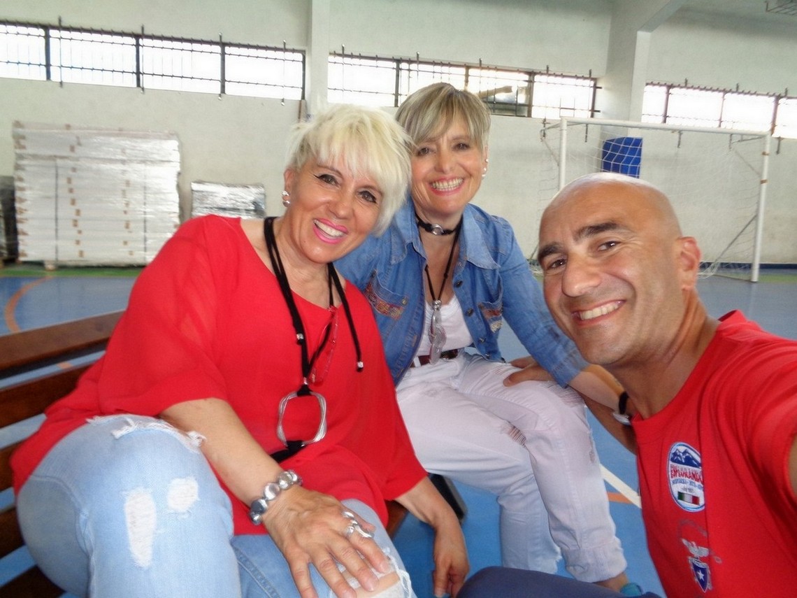 Con le eternamente belle Angelamaria e Filippa