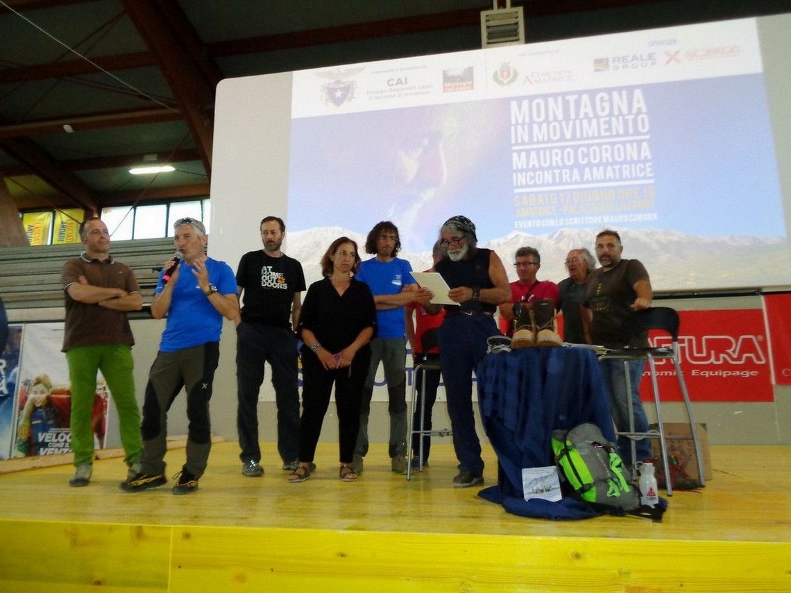 Una parte del Direttivo del CAI di Amatrice