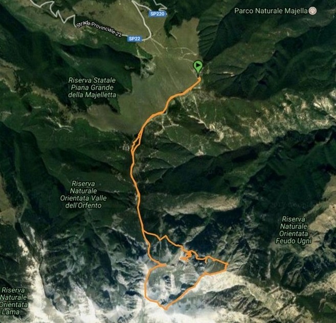Il percorso del mio GPS