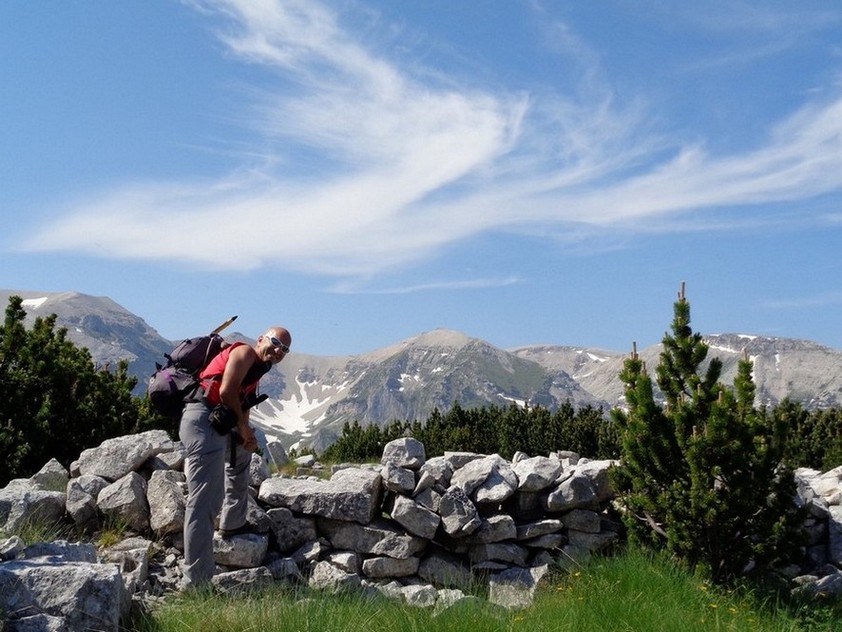 I resti del fortino del Blackhaus a quota 2142m