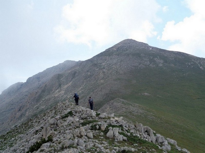 Si inizia ad intravedere la Cima delle Murelle