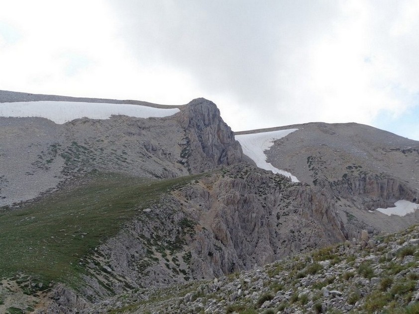 Verso la Sella della Anticima dell'Acquaviva