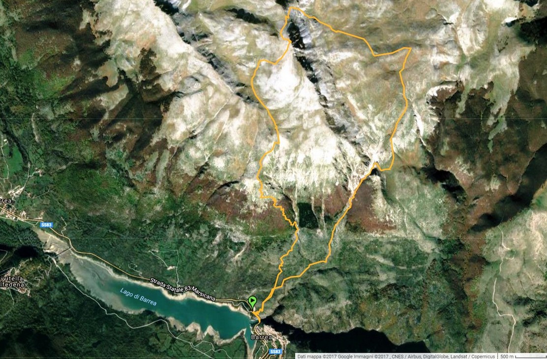La traccia del mio GPS