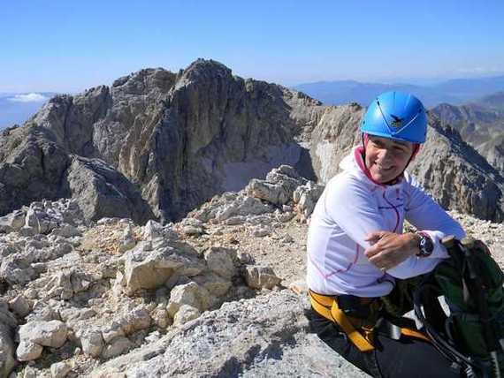 Priska alpinista in Appennino