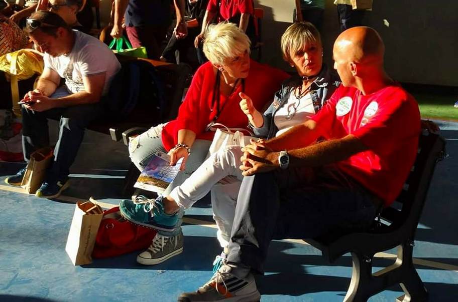 Angelamaria spesso se non sempre in coppia con Filippa Fischione