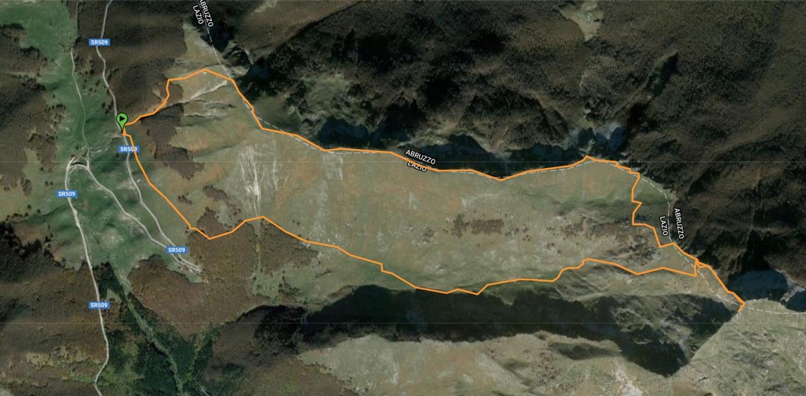 La traccia del mio GPS