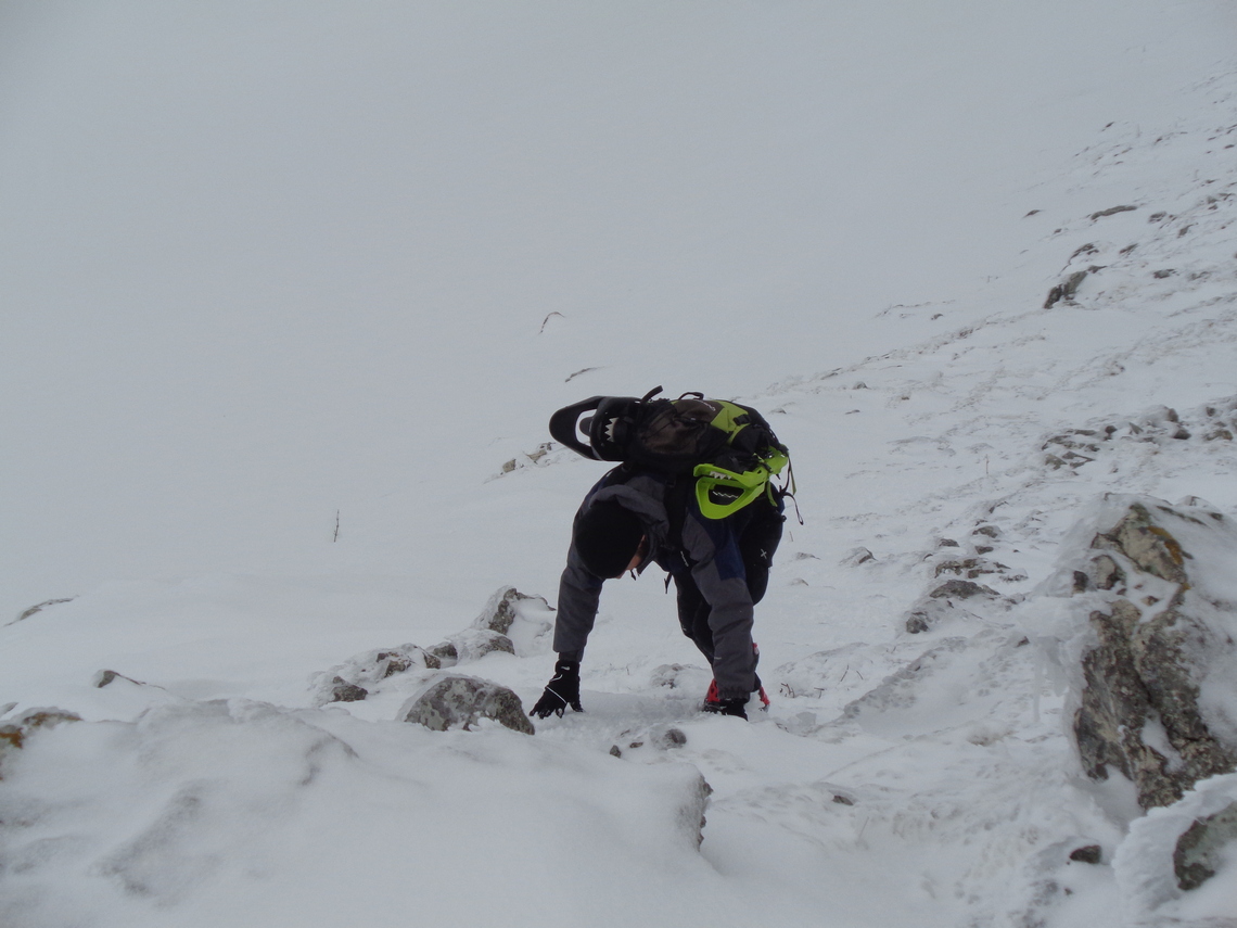 Tratti di leggera arrampicata