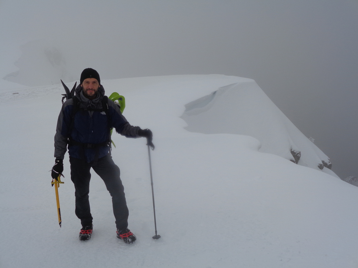 Francesco Marsella in versione Alpinista