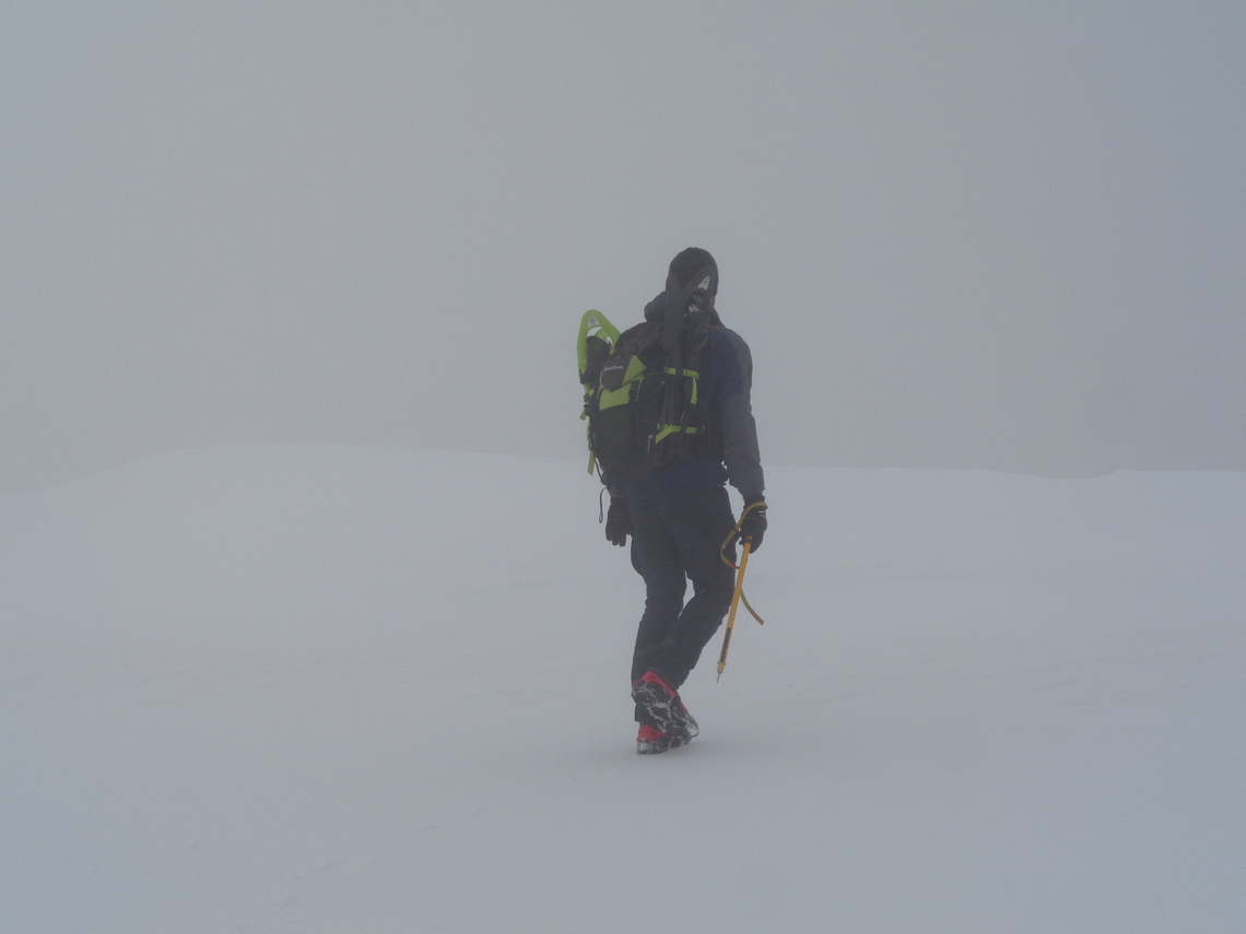 Francesco Marsella sicuro dentro la nebbia