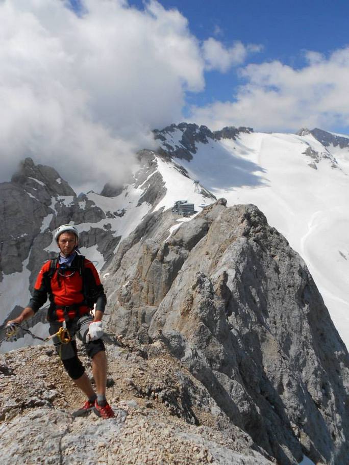 Massimo Mondella sulle Alpi