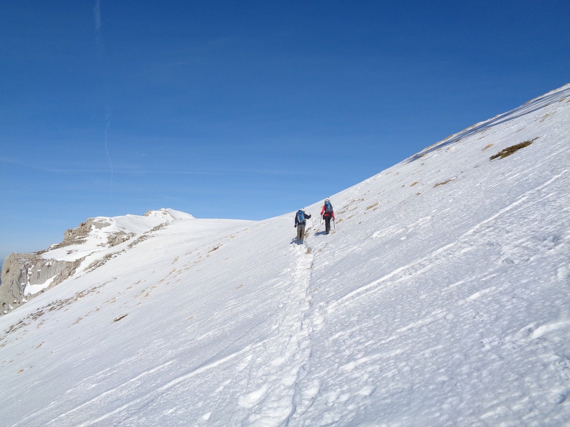 Verso la Sella del Bicco