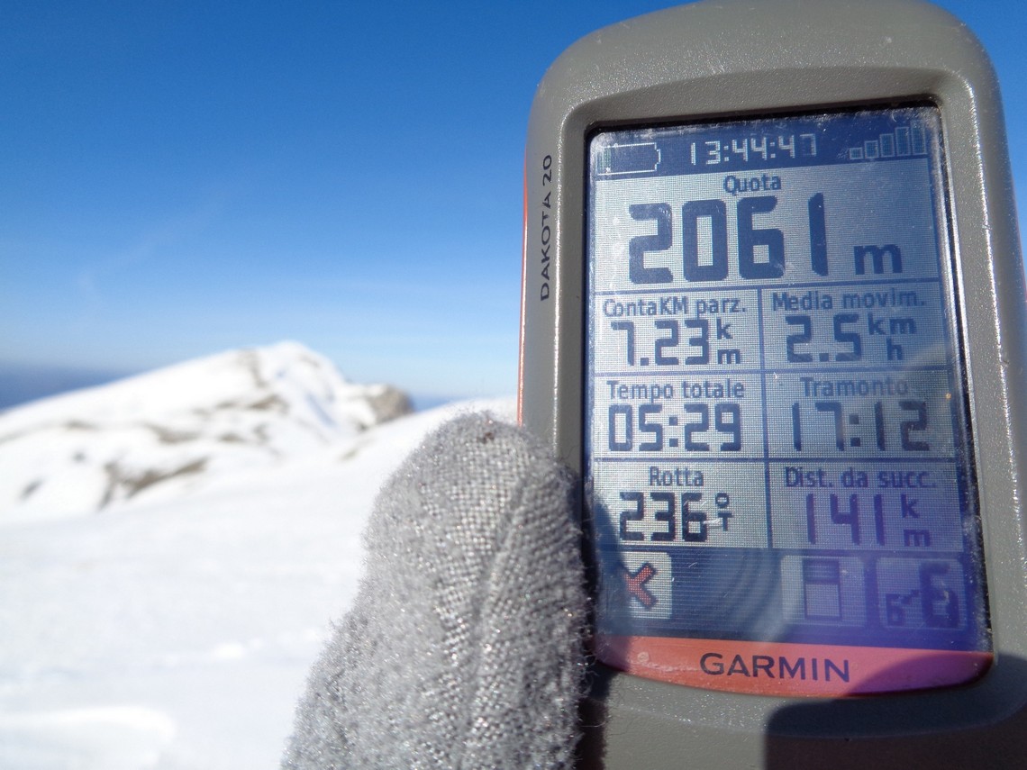 Sulla Sella fra il Bove Sud ed il Nord