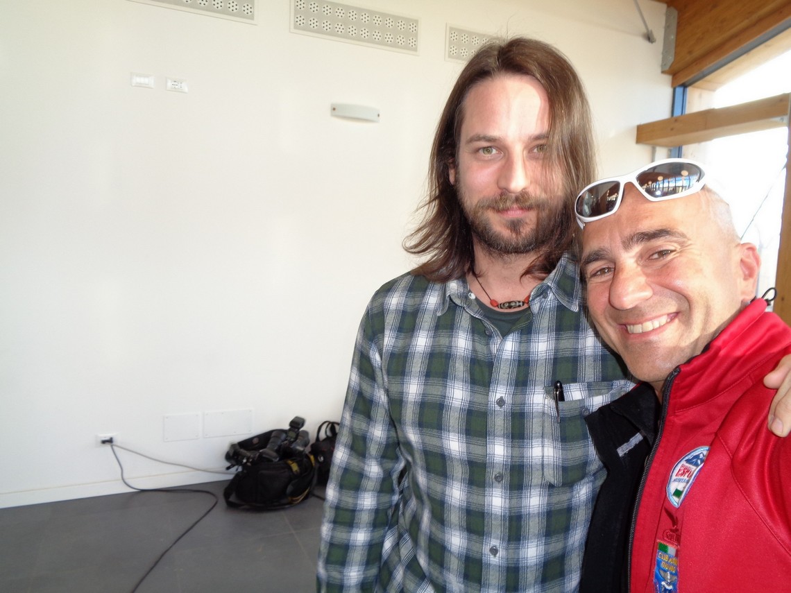 Con Nicola Magrin