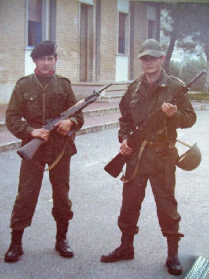 Durante il Servizio Militare con un amico perso in battaglia