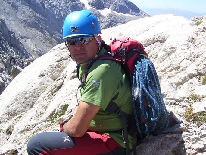 In veste alpinistica estiva